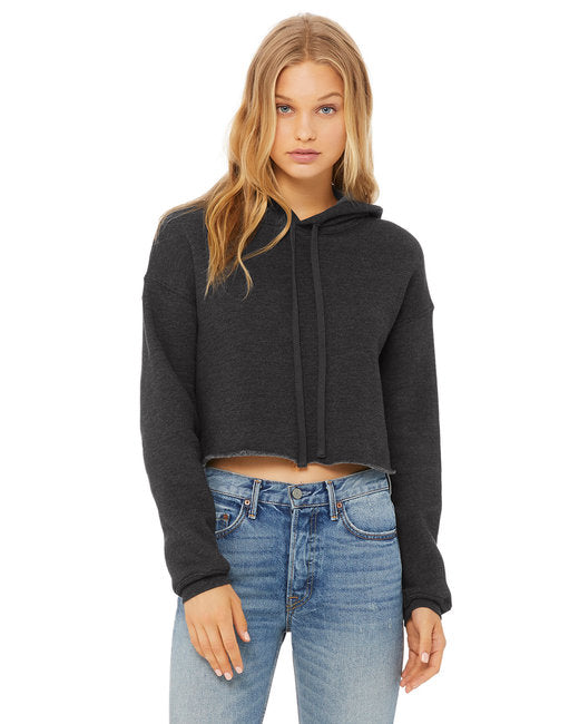 B7502 Bella + Canvas Ladies' Cropped Fleece Hoodie