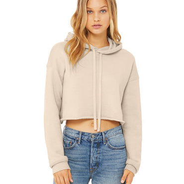 B7502 Bella + Canvas Ladies' Cropped Fleece Hoodie