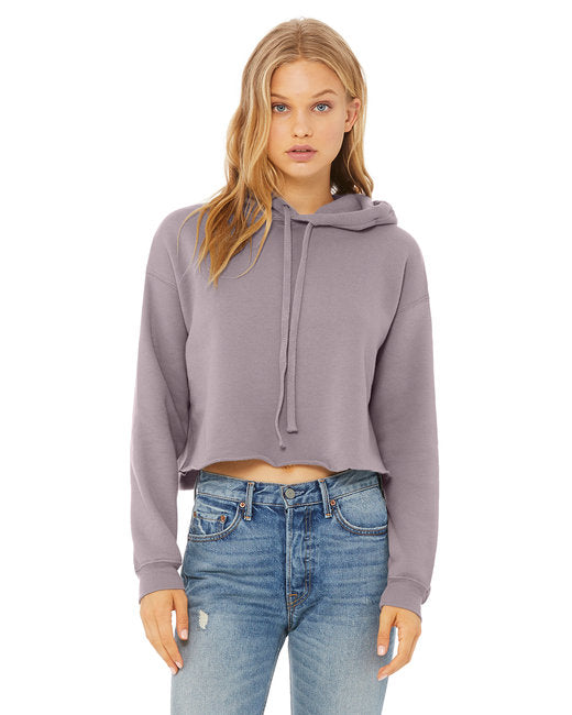 B7502 Bella + Canvas Ladies' Cropped Fleece Hoodie