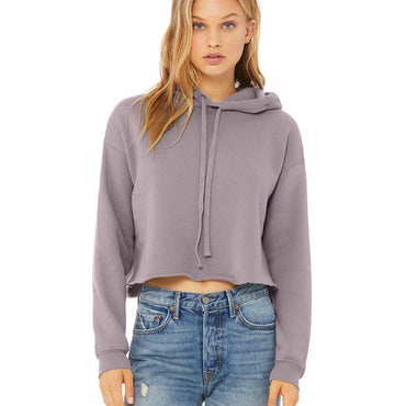 B7502 Bella + Canvas Ladies' Cropped Fleece Hoodie