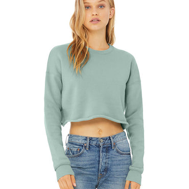 B7503 Bella + Canvas Ladies' Cropped Fleece Crew