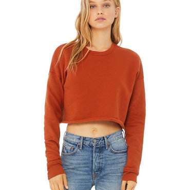 B7503 Bella + Canvas Ladies' Cropped Fleece Crew