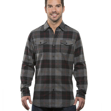 B8210 Burnside Men's Plaid Flannel Shirt