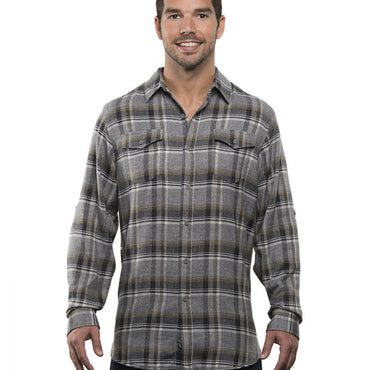 B8210 Burnside Men's Plaid Flannel Shirt