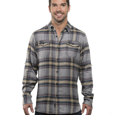 B8210 Burnside Men's Plaid Flannel Shirt