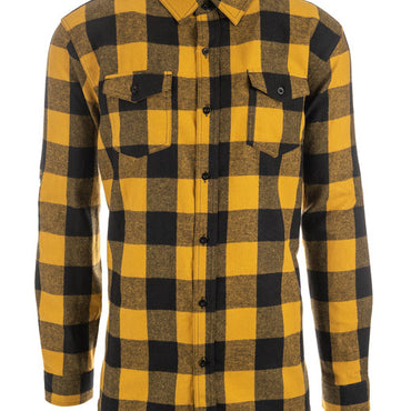 B8210 Burnside Men's Plaid Flannel Shirt