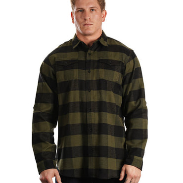 B8210 Burnside Men's Plaid Flannel Shirt