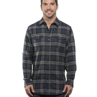 B8210 Burnside Men's Plaid Flannel Shirt