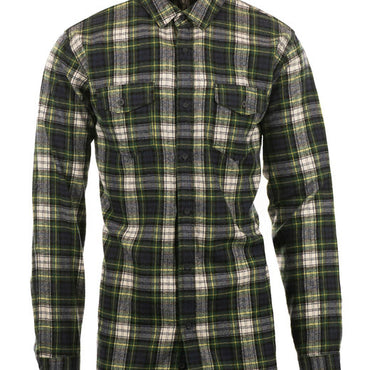 B8210 Burnside Men's Plaid Flannel Shirt