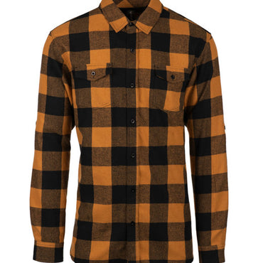 B8210 Burnside Men's Plaid Flannel Shirt