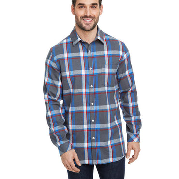 B8212 Burnside Woven Plaid Flannel With Biased Pocket