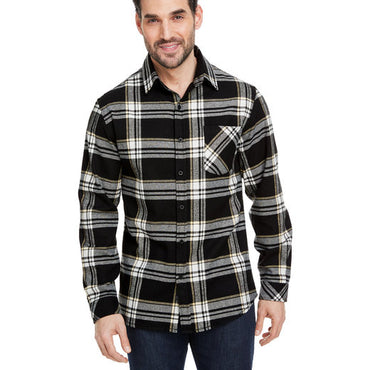 B8212 Burnside Woven Plaid Flannel With Biased Pocket