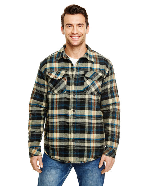 B8610 Burnside Adult Quilted Flannel Jacket