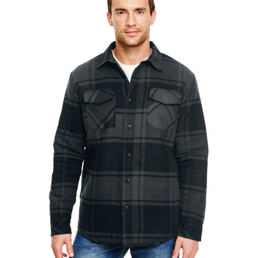 B8610 Burnside Adult Quilted Flannel Jacket