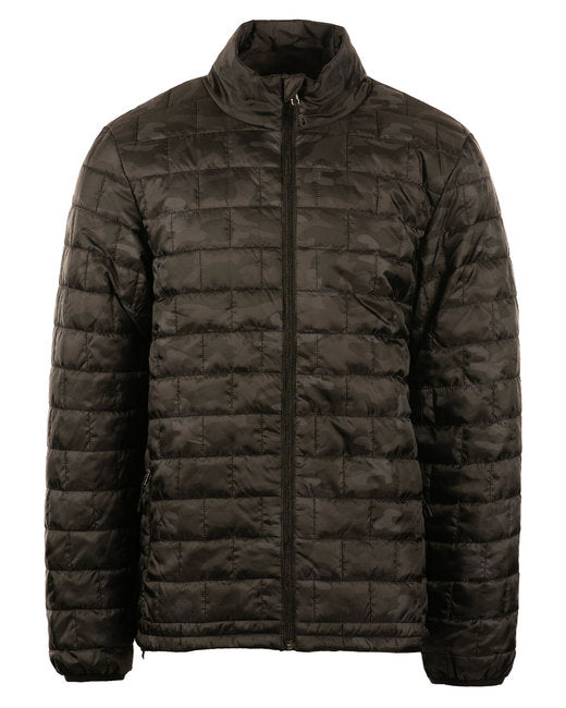 B8713 Burnside Adult Box Quilted Puffer Jacket