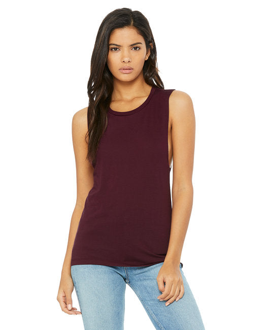 B8803 Bella + Canvas Ladies' Flowy Scoop Muscle Tank