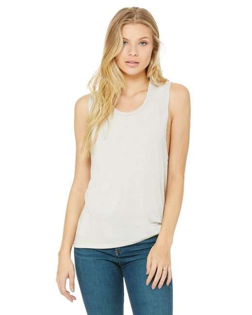 B8803 Bella + Canvas Ladies' Flowy Scoop Muscle Tank