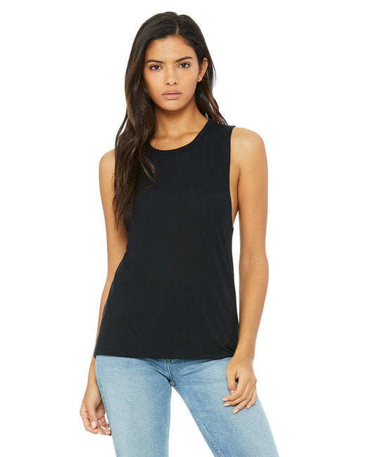 B8803 Bella + Canvas Ladies' Flowy Scoop Muscle Tank