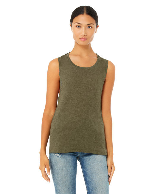 B8803 Bella + Canvas Ladies' Flowy Scoop Muscle Tank