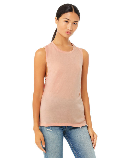 B8803 Bella + Canvas Ladies' Flowy Scoop Muscle Tank