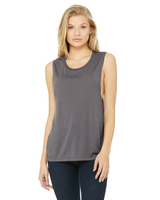 B8803 Bella + Canvas Ladies' Flowy Scoop Muscle Tank
