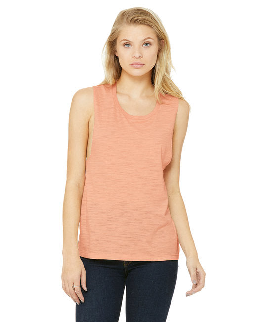 B8803 Bella + Canvas Ladies' Flowy Scoop Muscle Tank