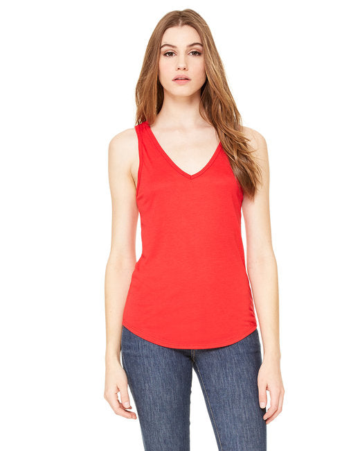 B8805 Bella + Canvas Ladies' Flowy V-Neck Tank