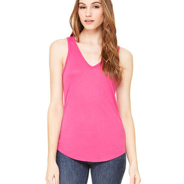 B8805 Bella + Canvas Ladies' Flowy V-Neck Tank