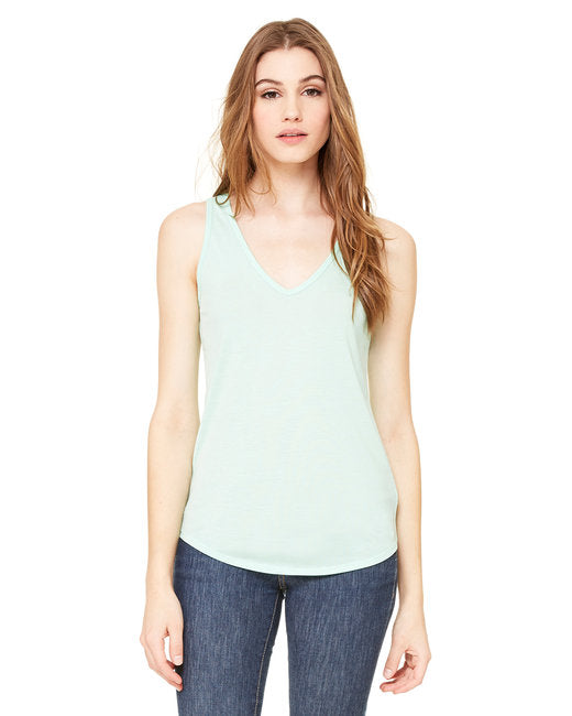 B8805 Bella + Canvas Ladies' Flowy V-Neck Tank