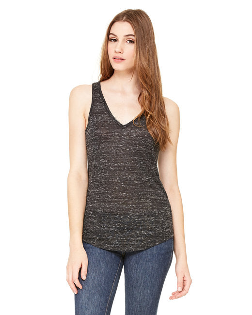 B8805 Bella + Canvas Ladies' Flowy V-Neck Tank