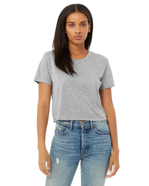 B8882 Bella + Canvas Ladies' Flowy Cropped T-Shirt