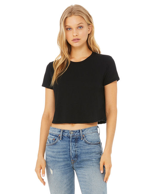 B8882 Bella + Canvas Ladies' Flowy Cropped T-Shirt