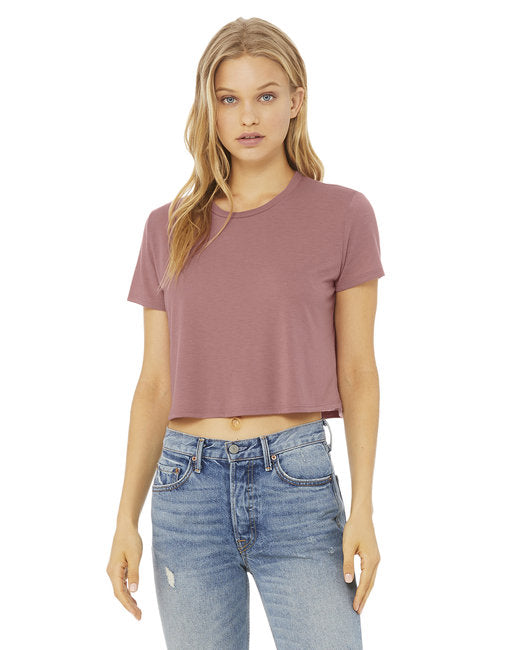 B8882 Bella + Canvas Ladies' Flowy Cropped T-Shirt