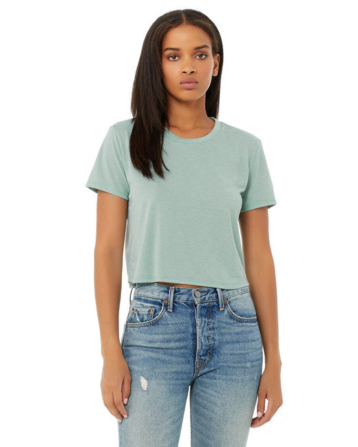 B8882 Bella + Canvas Ladies' Flowy Cropped T-Shirt