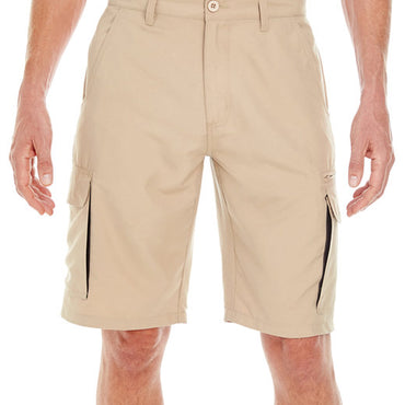 B9803 Burnside Men's Microfiber Cargo Short