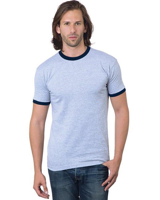 BA1801 Bayside Unisex Ringer T-Shirt