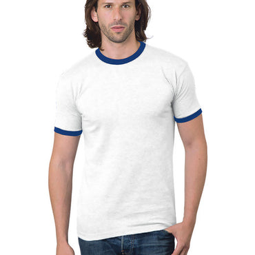 BA1801 Bayside Unisex Ringer T-Shirt