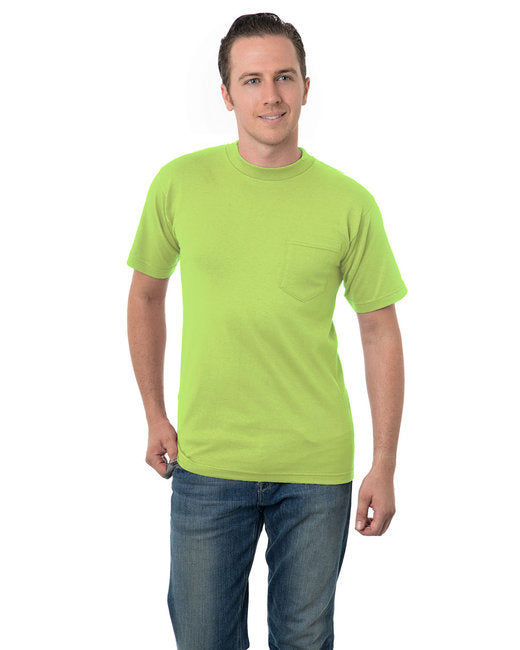 BA3015 Bayside Unisex Union-Made 6.1 oz.Cotton Pocket T-Shirt