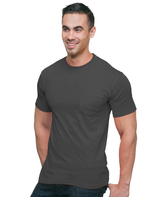 BA3015 Bayside Unisex Union-Made 6.1 oz.Cotton Pocket T-Shirt