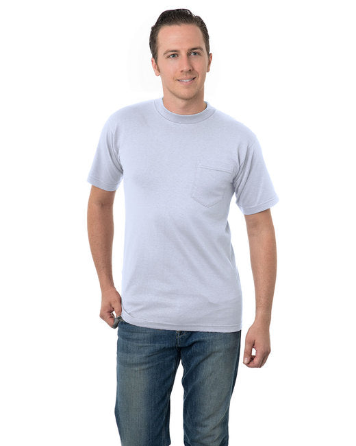 BA3015 Bayside Unisex Union-Made 6.1 oz.Cotton Pocket T-Shirt