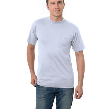 BA3015 Bayside Unisex Union-Made 6.1 oz.Cotton Pocket T-Shirt