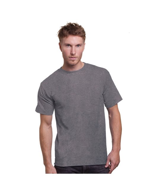 BA3015 Bayside Unisex Union-Made 6.1 oz.Cotton Pocket T-Shirt