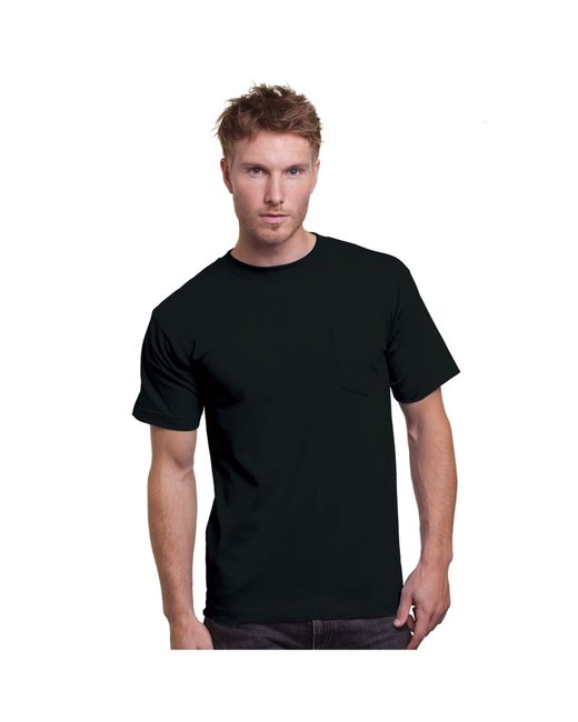 BA3015 Bayside Unisex Union-Made 6.1 oz.Cotton Pocket T-Shirt