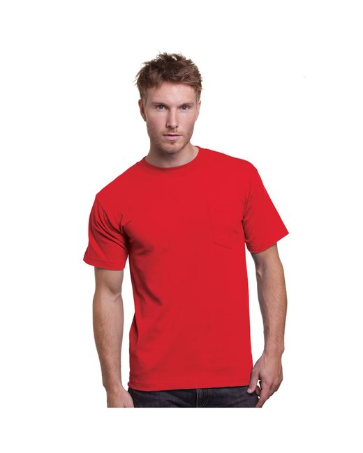 BA3015 Bayside Unisex Union-Made 6.1 oz.Cotton Pocket T-Shirt