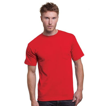 BA3015 Bayside Unisex Union-Made 6.1 oz.Cotton Pocket T-Shirt