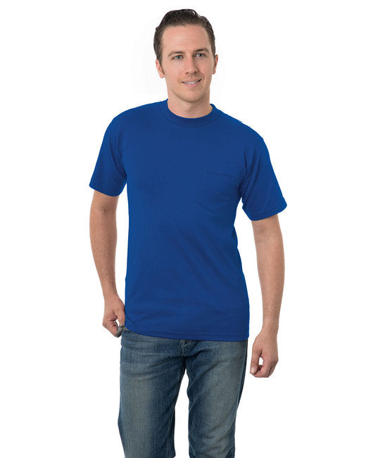 BA3015 Bayside Unisex Union-Made 6.1 oz.Cotton Pocket T-Shirt