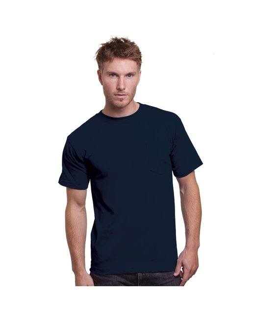 BA3015 Bayside Unisex Union-Made 6.1 oz.Cotton Pocket T-Shirt