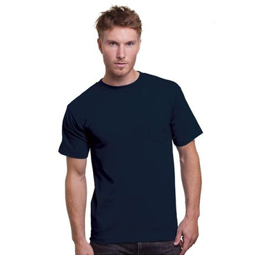 BA3015 Bayside Unisex Union-Made 6.1 oz.Cotton Pocket T-Shirt