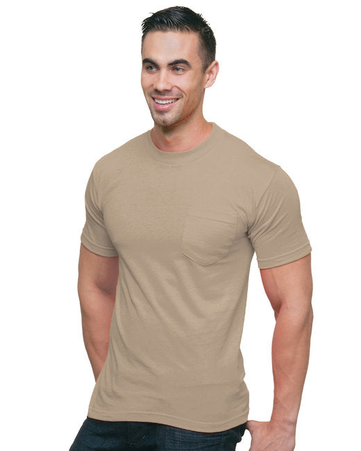 BA3015 Bayside Unisex Union-Made 6.1 oz.Cotton Pocket T-Shirt