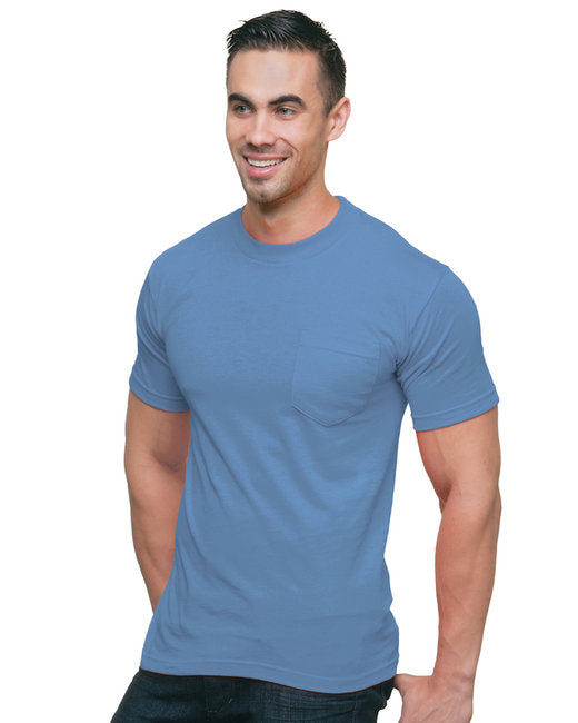 BA3015 Bayside Unisex Union-Made 6.1 oz.Cotton Pocket T-Shirt